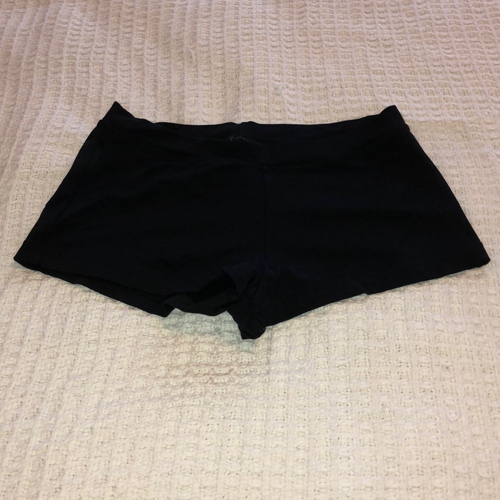 Black spandex shorts